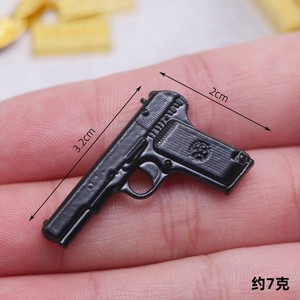 Goedkope metalen miniatuur speelgoedpistool kinderen mini speelgoedpistool pistoolmodel pistola mini speelgoedpistool pop kinderen keuken accessoires groothandel - Product Image 5