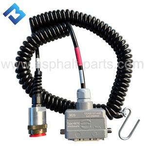 Cavo del motore principale 2032288 cavo del Controller laterale originale a spirale imbracatura 1.1M Host linea di alimentazione per parti di pavimentatori per asfalto - Product Image 2