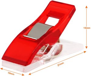 Çok amaçlı küçük plastik klipler renkli bez klipleri dikiş Patchwork el sanatları - Product Image 2