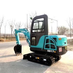 Micro Excavadora SD17B Proyecto de huerto agrícola de segunda mano Hooker con motor Laidong y motor - Product Image 4