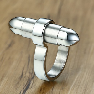 Perhiasan Memorial Dapat Dibuka Berbentuk Peluru Kremasi Guci Abu Kenang-kenangan Cincin - Product Image 2