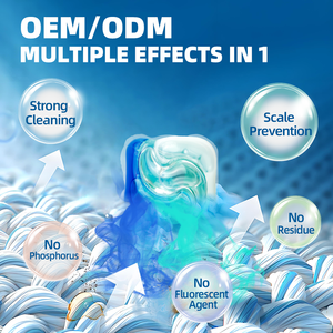 Échantillon gratuit Dosettes à linge jetables écologiques biodégradables à 4 chambres en 3 dimensions à base de plantes Non toxiques Sans danger pour les <span class=keywords><strong>allergies</strong></span> - Product Image 2