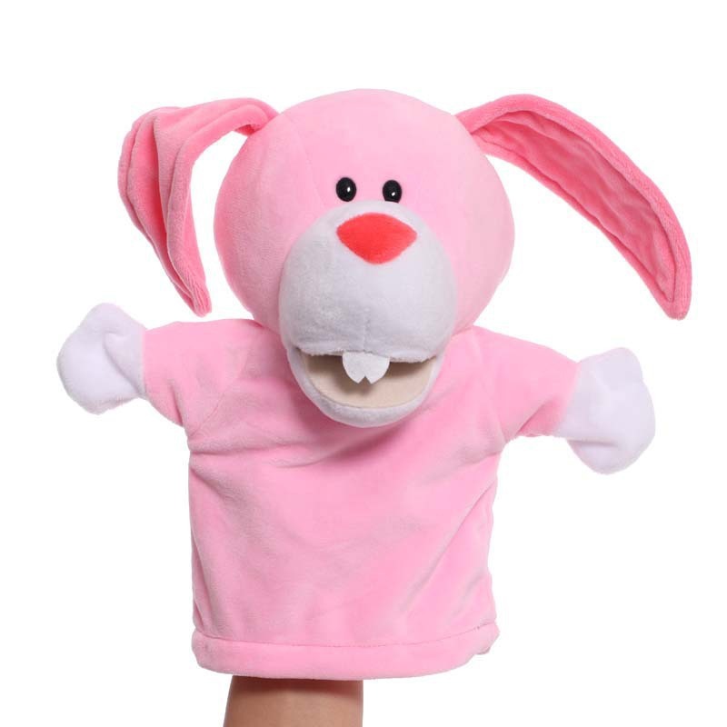 Nouvelle marionnette lapin rose