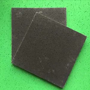 Telhas acústicas de teto de fibra mineral preta