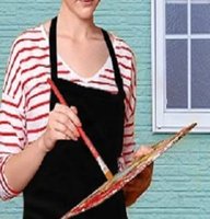 Tablier de chef de cuisine personnalisé personnalisé de qualité chinoise en polyester filé noir bavoirs réutilisables en tissu imperméable pour adultes