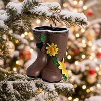 Pot de fleurs créatif en forme de bottes de pluie, pot de fleurs de jardin en forme de bottes, décoration de jardin extérieure