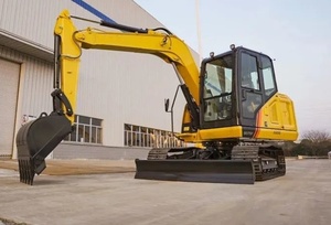 Excavadora de cadenas marca Crawler 9075f con potente motor de 36.8kw, miniexcavadora de 7.5 toneladas en stock - Product Image 3