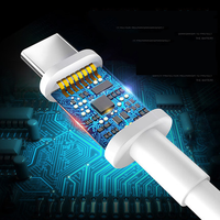 Câble de charge et synchronisation en silicone de qualité alimentaire, doux au toucher, durable, haute vitesse, compatible avec les téléphones mobiles, les ordinateurs et les appareils Android