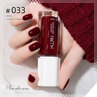 Vernis à ongles KUDAN Rich Wine Gloss à base d'eau, séchage rapide, facile à retirer, sans lampe, non toxique, manucure DIY à domicile, certifié cosmétique UE, vente en gros