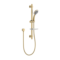 Tidjune Mat Noir De Poche Tête De Douche 3-Pulvérisation De Poche Tête De Douche avec Douche Barre Coulissante