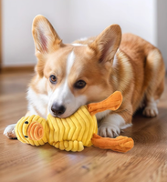 Jouet pour chien, animal mignon, peluche à mâcher parlante, petit chiot pour la dentition, compagnon pour animaux de compagnie
