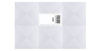 Plaques de plafond en aluminium de qualité supérieure pour immeubles de bureaux, centres commerciaux, design moderne, ignifuges, installation suspendue