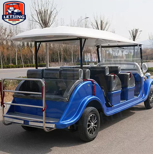 <span class=keywords><strong>Auto</strong></span> Elettrica da Pattuglia con Motore da 5KW, Batteria al Litio, 7-8 Posti, Blu e Bianca, Veicolo Turistico con Luci LED, Certificazione CE, 30-50Km/h - Product Image 4