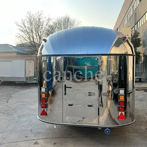Remorque alimentaire mobile Canche Outdoor Concession 5m pour hot-dogs et frites, avec cuisine complète - Product Image 5