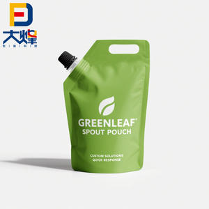 कस्टम मुद्रित साकेट बायोडिग्रेडेबल 500 एमएल 1 एल पॉली बैग पैकेजिंग तरल खड़े मोरे बैग - Product Image 4