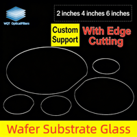 Custom Size Wavelength Bandpass Filter Optical Sheet Round Optical Filter Glass for Scientific Instruments