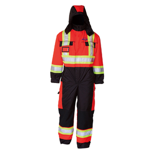 Unisex 300D Oxford Breathable <strong>Insulated</strong> Bib-Pant Work Pants Hi Vis BREATHABLE with PU Coated with Safety Features - Product Image 3