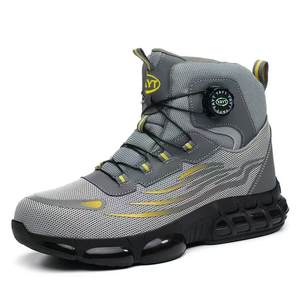 Chaussures de sécurité montantes OLICOM pour hommes, en maille respirante, <span class=keywords><strong>l</strong></span>égères, antidérapantes, avec protection anti-choc et résistance à la perforation - Product Image 6