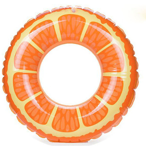 Nuevo Diseño de Flotador Inflable en Forma de <span class=keywords><strong>Donut</strong></span>, Anillo de Natación con Diseño de Fruta Naranja - Product Image 1