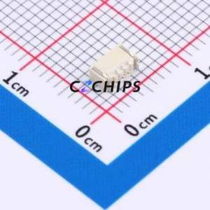 HX-0.8-3PWT Wire-to-Board Pin Header SMD,P=0.8mm,Horizontal Mount Connector 1x3P 0.8mm Horizontal Mount SUR - Product Image 2