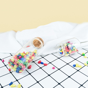 Benutzer definierte große Landhausstil Küche Lebensmittel Gewürz 150ml 200ml High Boro silicate Glasbehälter Vorrats gläser Mit Holz korken - Product Image 5