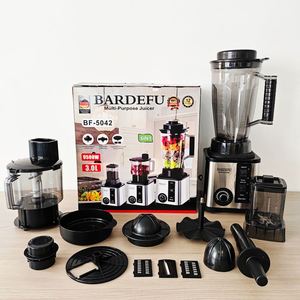 Mixeur-Blender Électrique Multifonction Haute Puissance 6-en-1 en Acier Inoxydable pour la Cuisine - Product Image 1