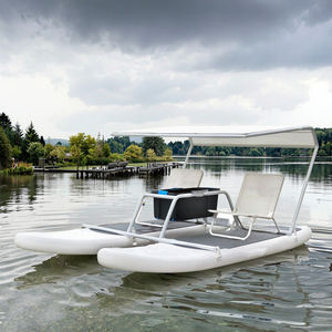 สายวงกลมเป่าลมไฟฟ้าวัสดุพีวีซีน้ำหนักเบาเรือเร็วใช้ในบ้านขับเคลื่อนเที่ยวชมการล่องเรือท่องเที่ยว - Product Image 1