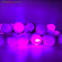 Module LED rond RGB 3 points avec puces LED SMD 5050 RGB 26 mm DC12V, étanche IP65, avec circuit intégré UCS1903 / WS2811