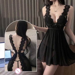 Gece yarısı tutku kadın yetişkin seksi No-Take-Off gecelik High-End Hip- Chest-Lingerie iç çamaşırı geri yarık saf arzu seks oyuncakları - Product Image 3