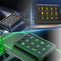 Panneau de commande tactile LED sans fil à 12 boutons, 3 modes, pour camions