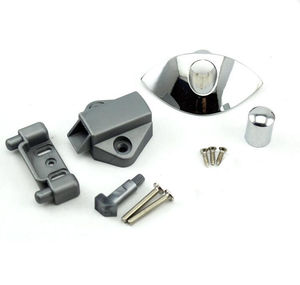 YH1799 אבץ סגסוגת חצי ירח ידית Push נעילת תפס ידית קרוון RV ארון מגירת נעילה - Product Image 6