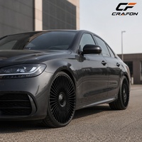 Jantes en alliage forgé noir CF 22x9.5 ET35/40 5x120 PCD 72.6/66.1 CB compatibles avec E46 E90 F30 en stock