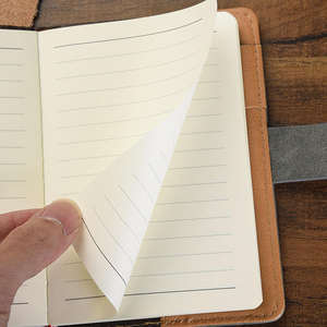 Agenda con Cubierta <span class=keywords><strong>de</strong></span> Cuero A5, <span class=keywords><strong>Diario</strong></span> con Cierre, Agenda <span class=keywords><strong>de</strong></span> Escritura y <span class=keywords><strong>Contabilidad</strong></span> Portátil, Encuadernación en Espiral, Cosido con Hilo, <span class=keywords><strong>Hojas</strong></span> Sueltas, 100 <span class=keywords><strong>Hojas</strong></span> - Product Image 2