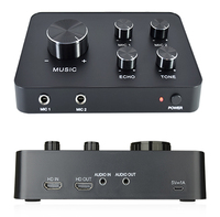 Micrófono Inalámbrico Dinámico de Mano con Sonido Cristalino Profesional, Mezclador de Karaoke, Sistema de Karaoke para Cine en Casa, Smart TV, BT, PC