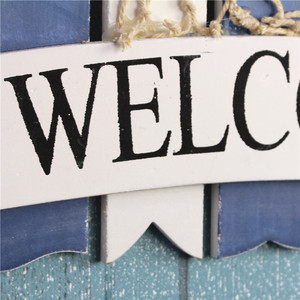 Cartello di Benvenuto in Stile Mediterraneo Antico, Decorazione Marina, Cartello di Benvenuto in Legno per <span class=keywords><strong>Casa</strong></span> <span class=keywords><strong>e</strong></span> Spiaggia - Product Image 5