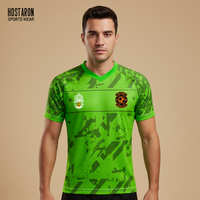 Seragam Sepak Bola Sublimasi HOSTARON OEM, Set Pakaian Sepak Bola Bordir, Perlengkapan Sepak Bola, Seragam Sepak Bola Kustom