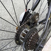 Contrôleur de moteur de vélo électrique haute puissance 24V/36V 450W IP54 étanche avec cadre en aluminium pour roue arrière à entraînement par brosse
