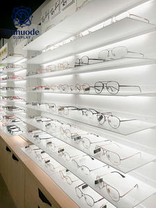 Custom Eco-Friendly Optical <b>Display</b> <b>Cabinet</b> LED Lighting for B2B Eyewear Store Turnkey Design Installation Factory Custom - Product Image 5