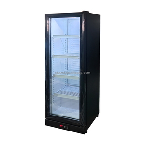 Enfriador Vertical de Vino y Bebidas con Puerta de Vidrio e Iluminación LED, 220V, Equipo de Refrigeración con Compresor, Exhibidor Refrigerado para Almacenamiento Instantáneo de Bebidas - Product Image 4