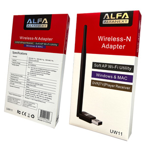 Alfa Chất lượng cao 150Mbps Wifi Dongle Realtek rtl8188eu 802.11n USB adapter không dây - Product Image 1