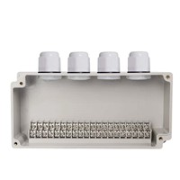 Boîte de jonction étanche IP67 ANTIER pour extérieur, boîte de dérivation de câbles résistante à la pluie, boîte de jonction en plastique d'ingénierie scellée