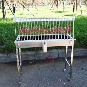 Grill italien <span class=keywords><strong>Arrosticini</strong></span> en acier inoxydable, <span class=keywords><strong>machine</strong></span> à brochettes au charbon de bois, barbecue Spiedini, <span class=keywords><strong>machine</strong></span> à kebab, longue cuisinière à barbecue pour brochettes de viande - Product Image 6