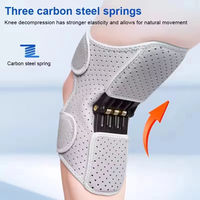 Attelle de Genou AOFIT Respirante Antidérapante en Néoprène avec Ressort de Rebond Puissant, Conception Flexible et Fermeture Auto-agrippante pour un Confort Optimal