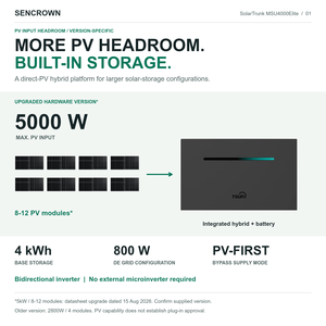 Système de stockage d'énergie domestique tout-en-un avec onduleur 2500W et batterie LiFePO4 20kWh pour l'énergie solaire de balcon - Product Image 2