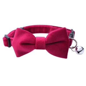Collar de Adiestramiento para Mascotas PUPE, Personalizado con Dibujos Animados, Elegante, Ajustable, para Gatos Pequeños, con Lazo, Campana de Terciopelo y Estampado de Gamuza - Product Image 6