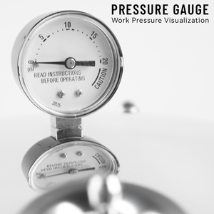 Casserole à pression en aluminium anti-explosion de qualité commerciale pour hôtel et restaurant, grande capacité de 23 L, avec manomètre - Product Image 3