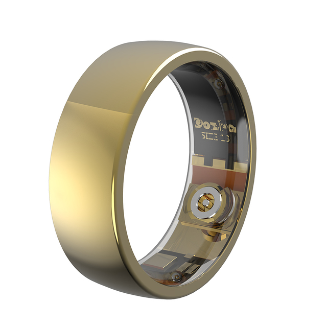 Waterproof NFC Smart Ring for Fitness Blood Oxygen Sleep Heart Rate Monitoring Stress Tracker for Health or Gym Use