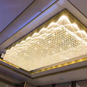 Large High-End Luxury Crystal <strong>LED</strong> <strong>Dimmable</strong> <strong>Ceiling</strong> <strong>Light</strong> 5-Year Warranty for Hotel Lobby Banquet Hall Commercial Chandelier - Product Image 2