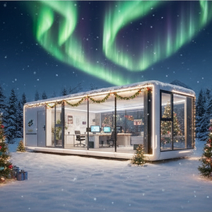 热销大尺寸豪华移动住宅预制模块化集装箱房屋带设备可定制 - Product Image 1