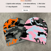 Fabricant de bonnet personnalisé camouflage graphique jacquard réversible classique bonnets tricoté toque camouflage tête de mort casquette